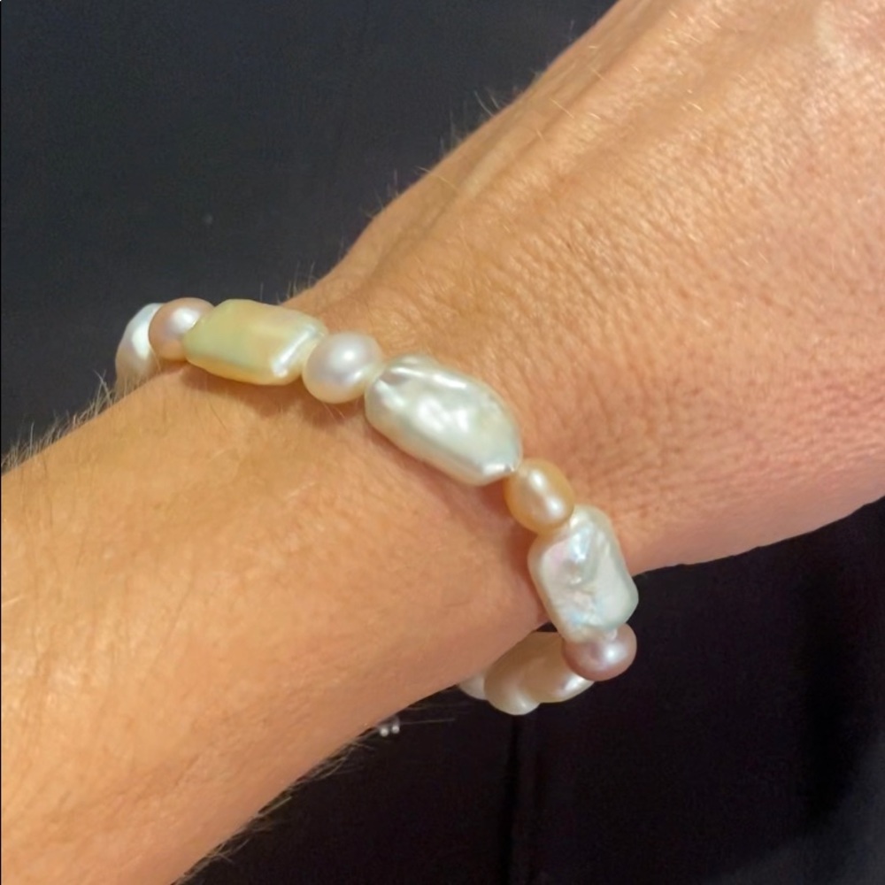 NWT Biwa Bar/coin bracelet